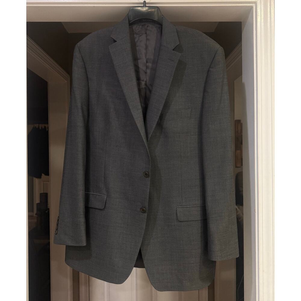 LAUREN by RALPH LAUREN Mens Grey Blazer - Sports Coat - 46L